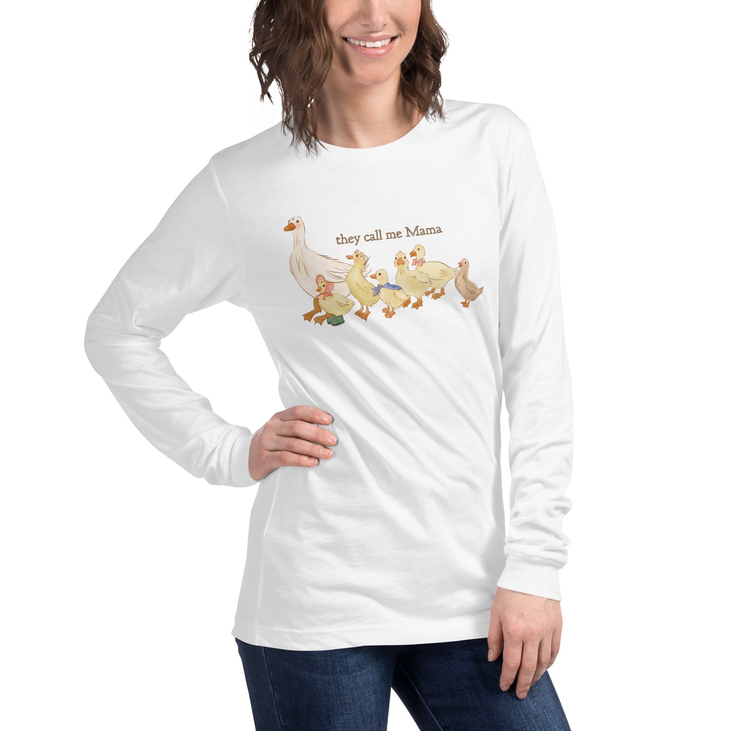 They Call Me Mama : Long Sleeve Tee