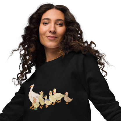 Ducks in a Row : Organic Comfy Crew Sweatshirt