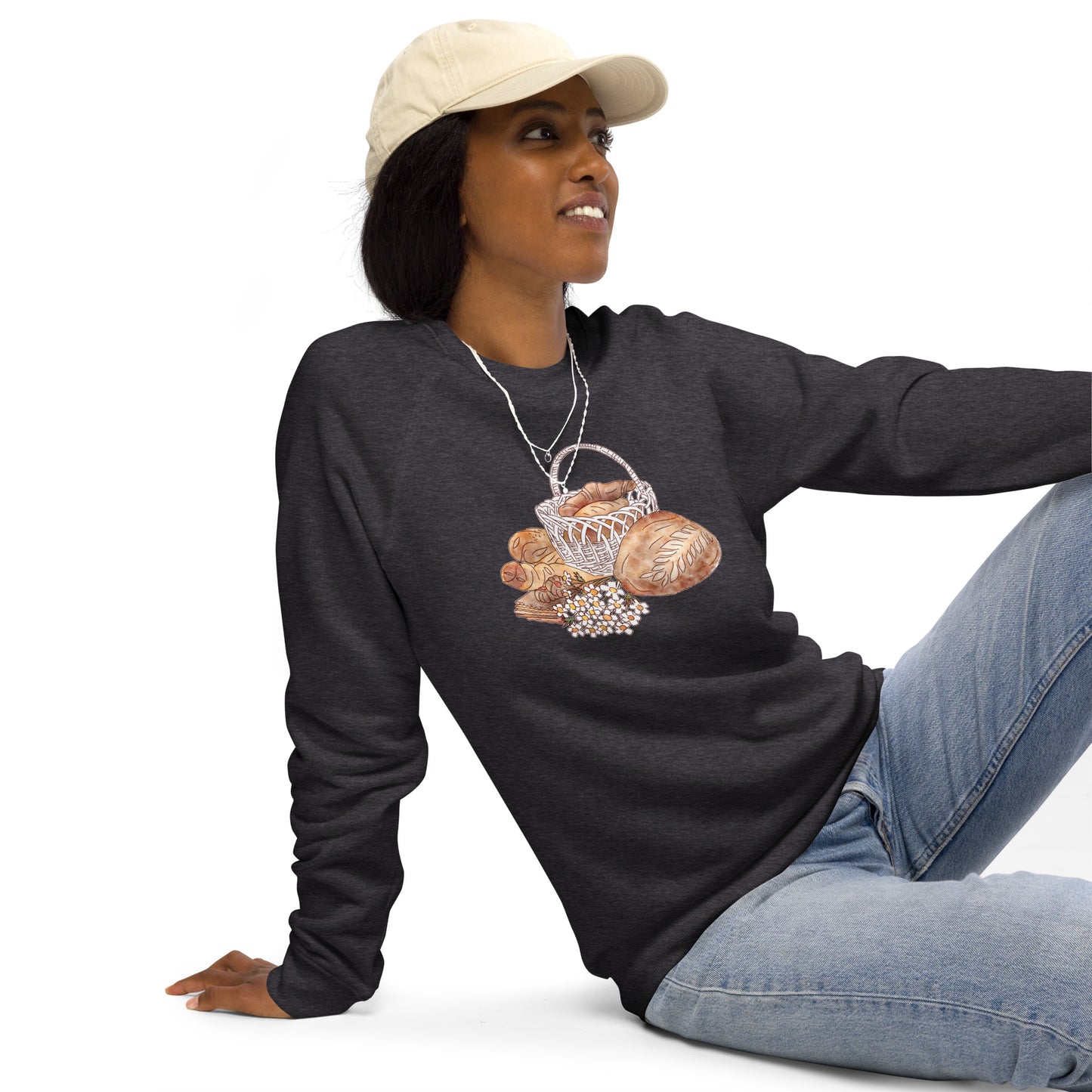 Sourdough Love : Organic Comfy Crew Sweatshirt