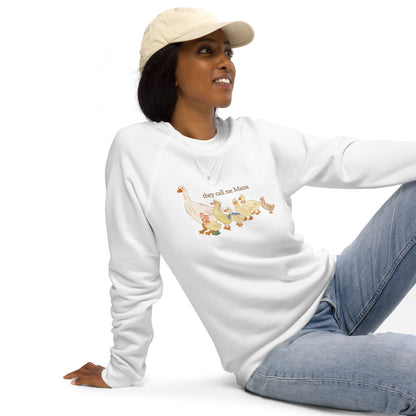 They Call Me Mama : Organic Comfy Crew Sweatshirt