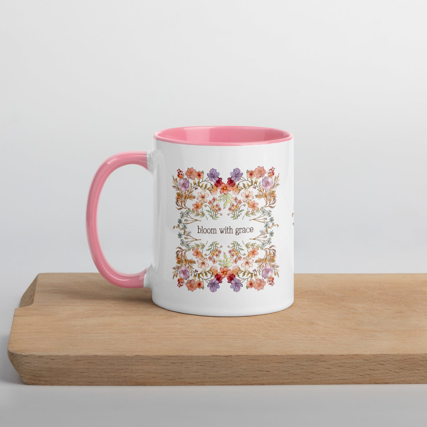 Bloom with Grace : Pink Mug