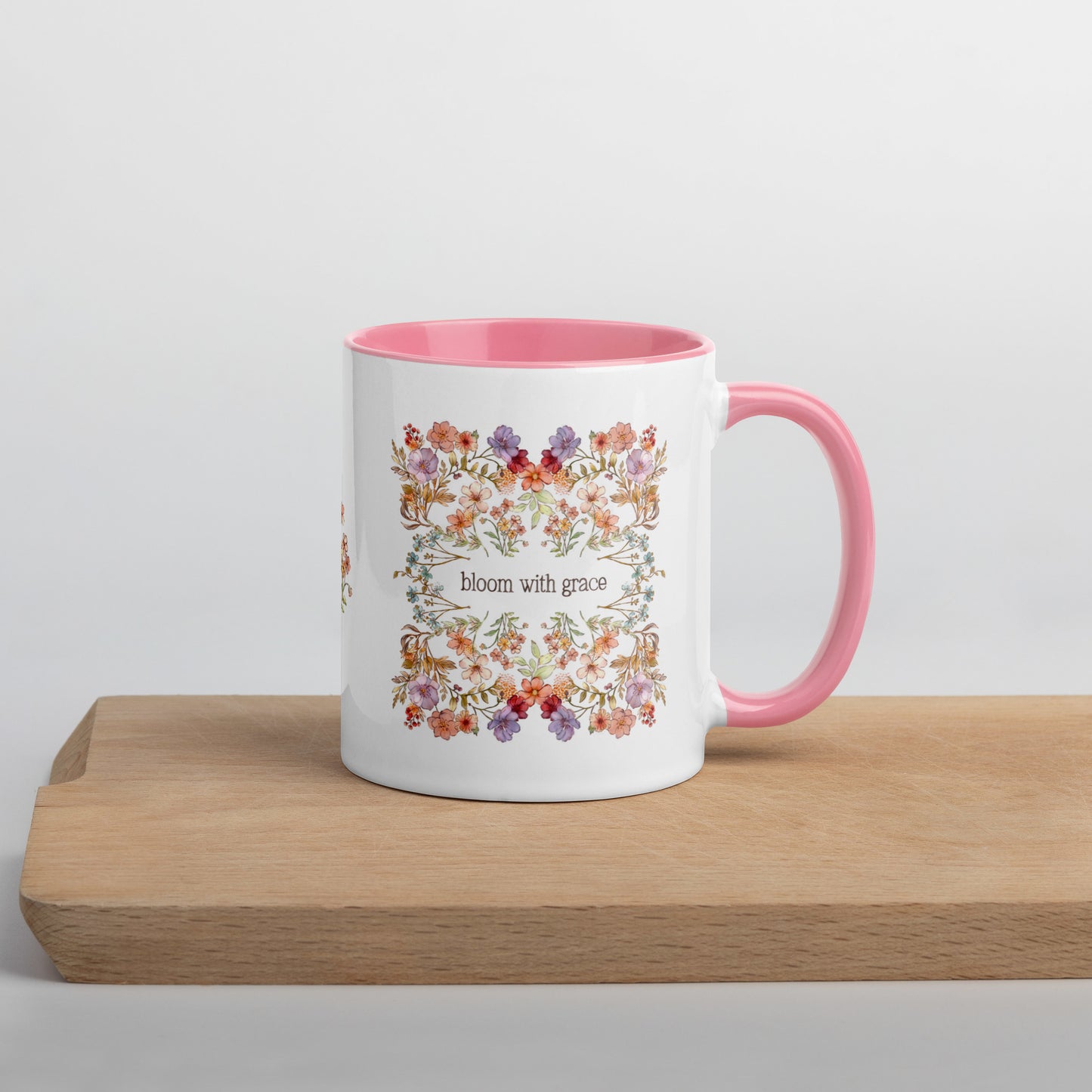 Bloom with Grace : Pink Mug