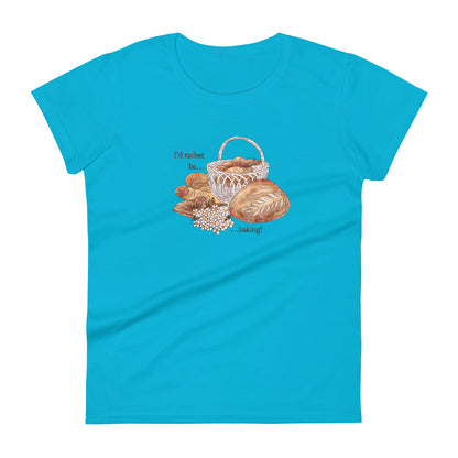 I'd Rather be Baking : Fitted Tee