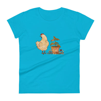 Chicken & Basil : Fitted Tee