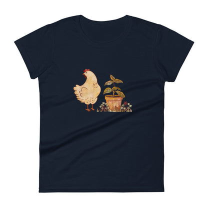 Chicken & Basil : Fitted Tee