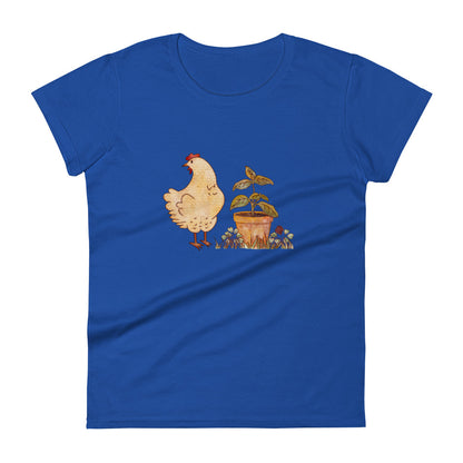 Chicken & Basil : Fitted Tee