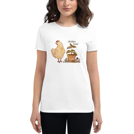 Chicken Love : Fitted Tee