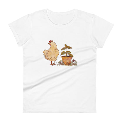 Chicken & Basil : Fitted Tee