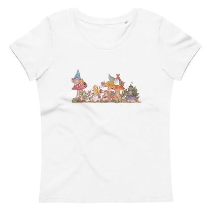 Gnome Garden : Organic Fitted Tee