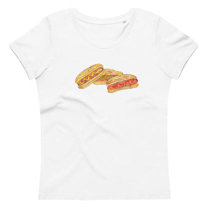 Hotdogs : Organic Fitted Tee