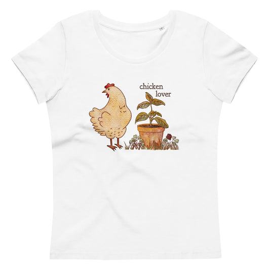 Chicken Love : Organic Fitted Tee