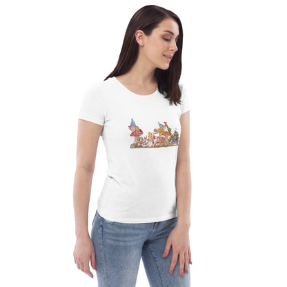 Gnome Garden : Organic Fitted Tee