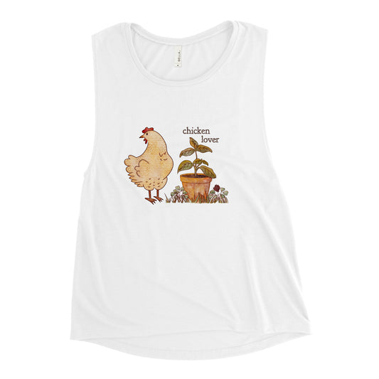 Chicken Love : Flowy Tank