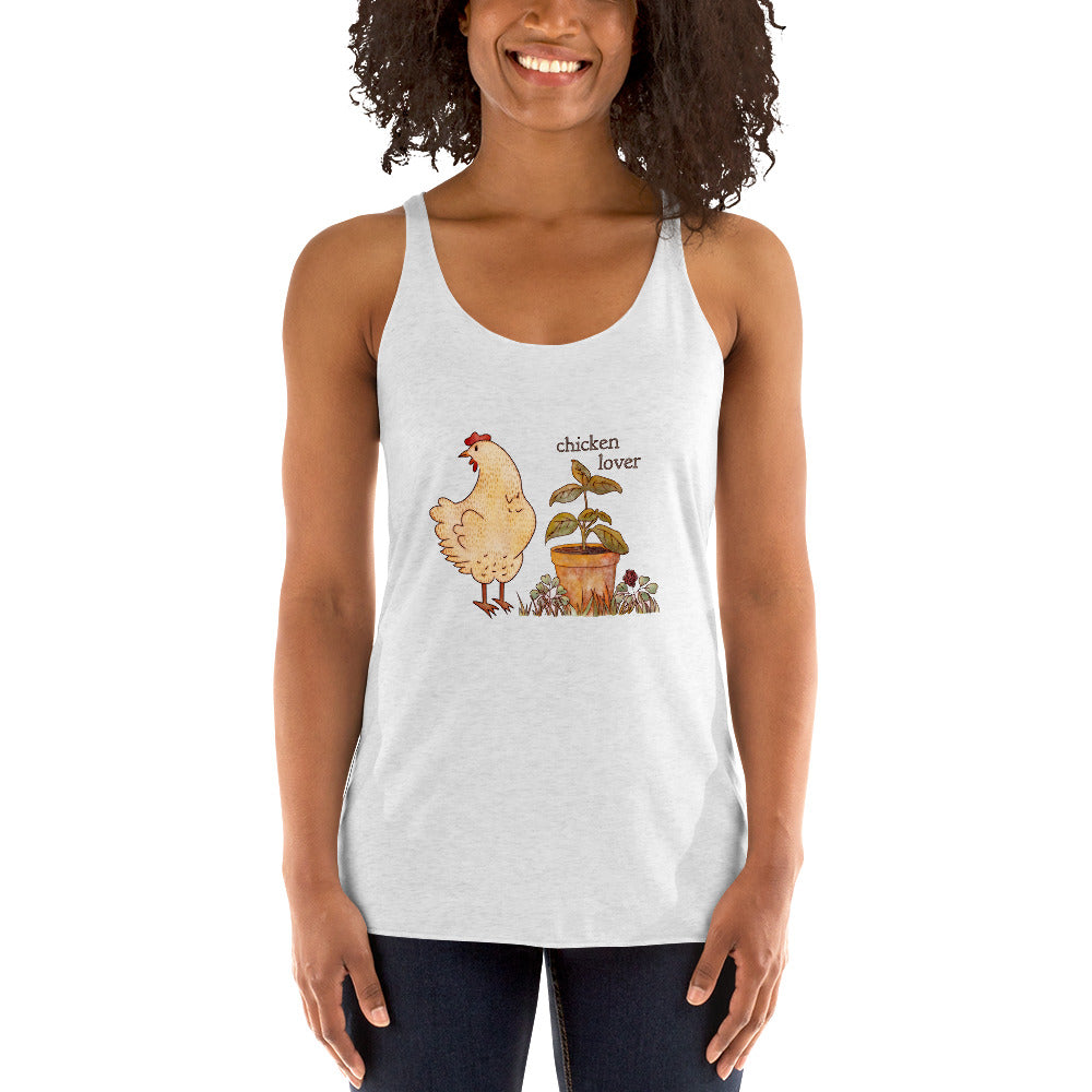 Chicken Love : Racerback Tank