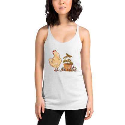 Chicken & Basil : Racerback Tank