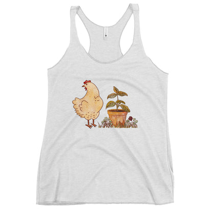 Chicken & Basil : Racerback Tank