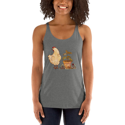 Chicken & Basil : Racerback Tank