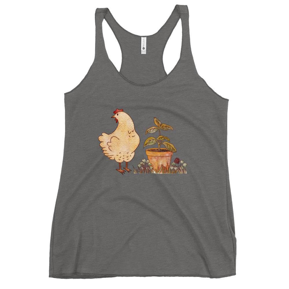 Chicken & Basil : Racerback Tank