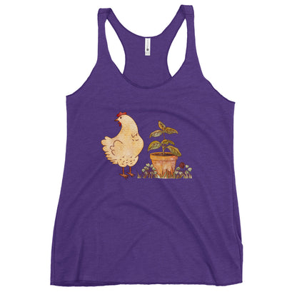 Chicken & Basil : Racerback Tank