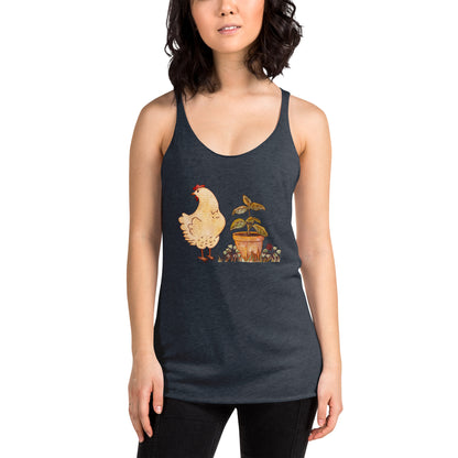 Chicken & Basil : Racerback Tank