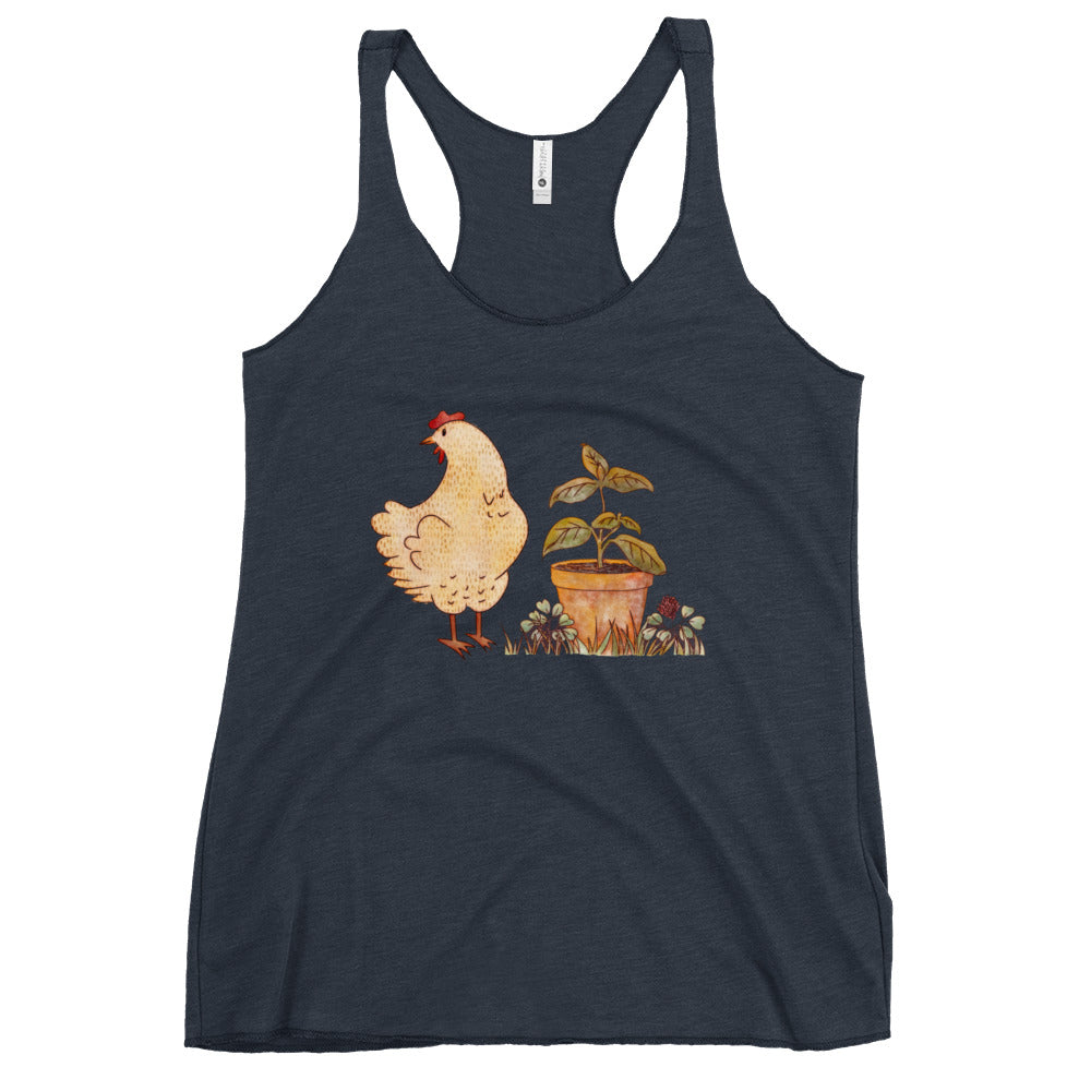 Chicken & Basil : Racerback Tank