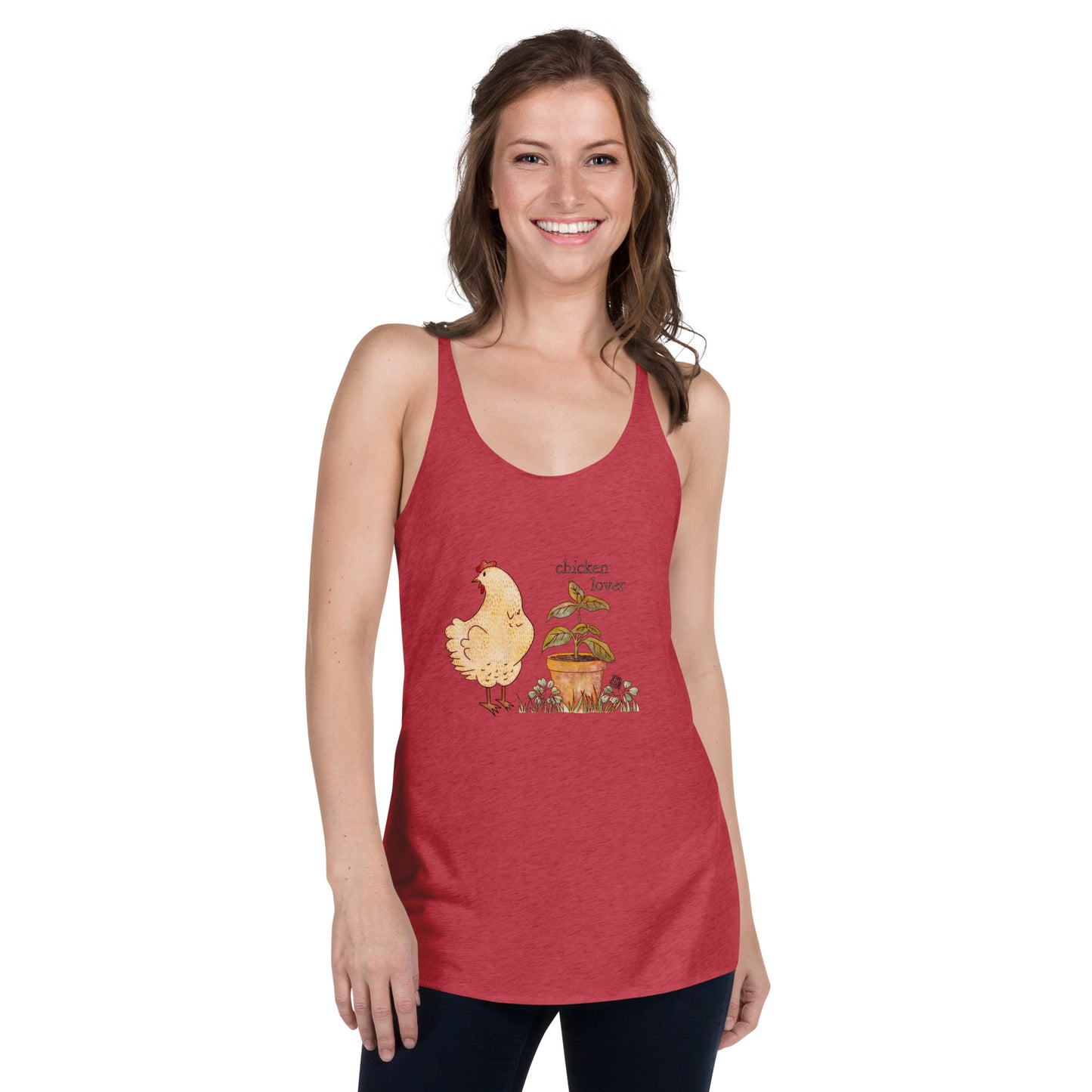 Chicken Love : Racerback Tank