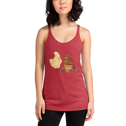 Chicken & Basil : Racerback Tank