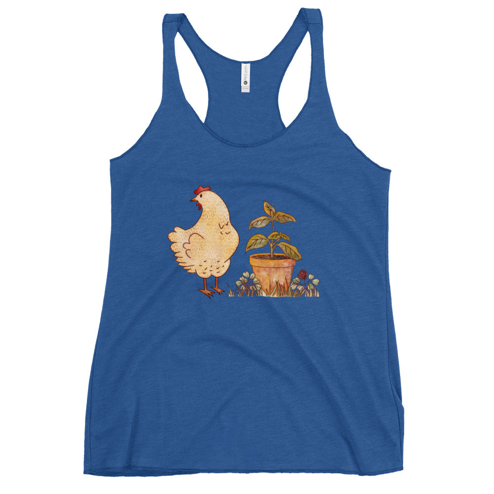 Chicken & Basil : Racerback Tank