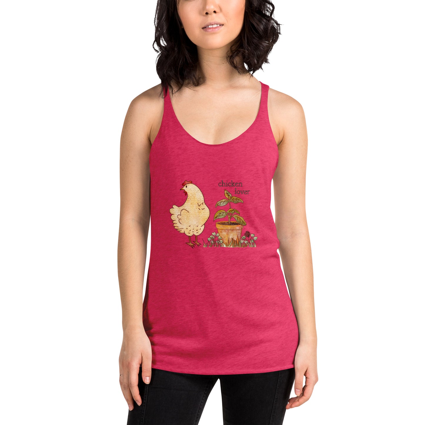 Chicken Love : Racerback Tank