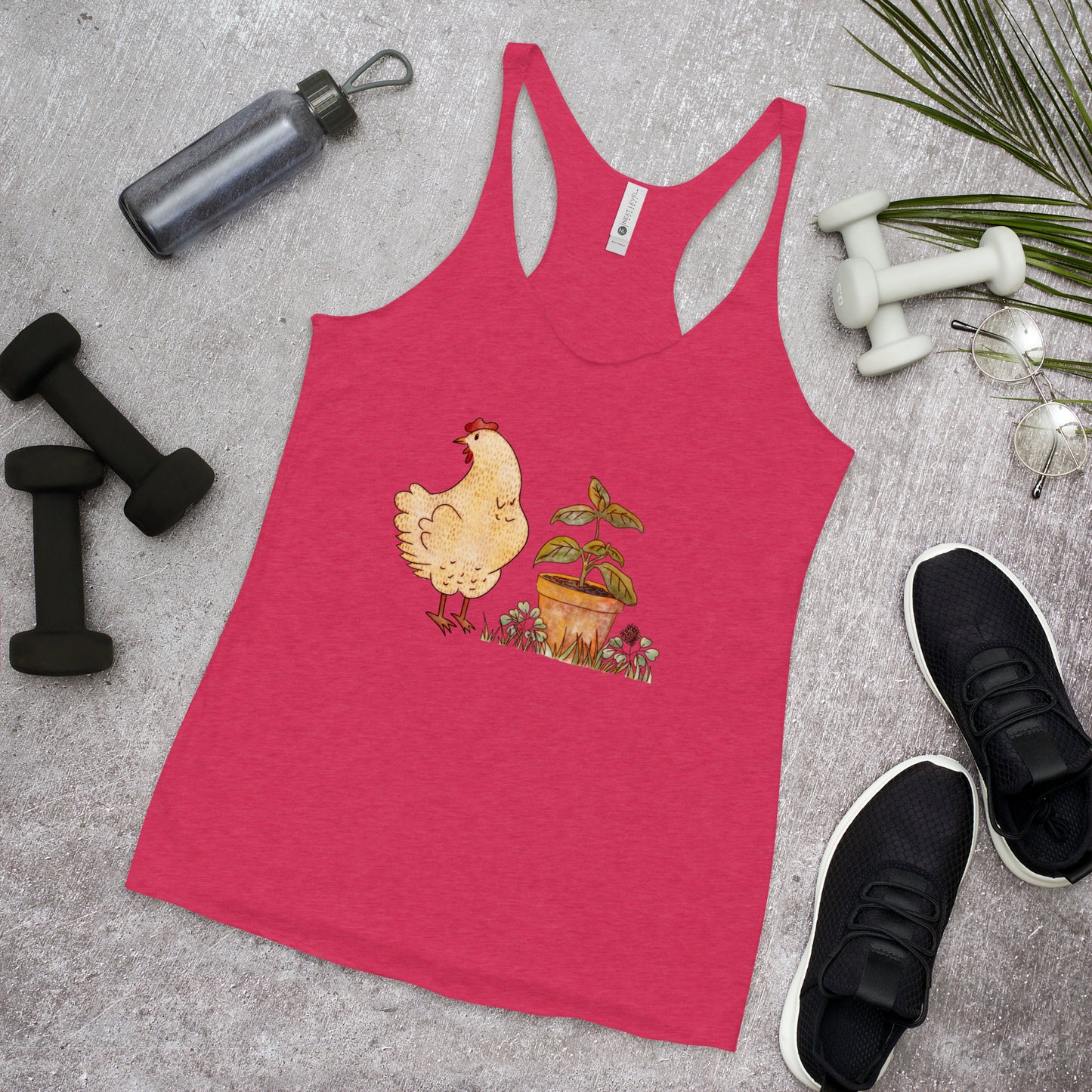 Chicken & Basil : Racerback Tank