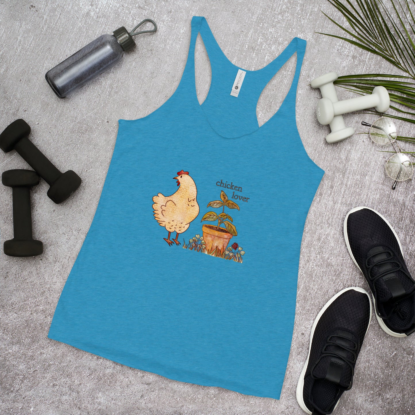 Chicken Love : Racerback Tank