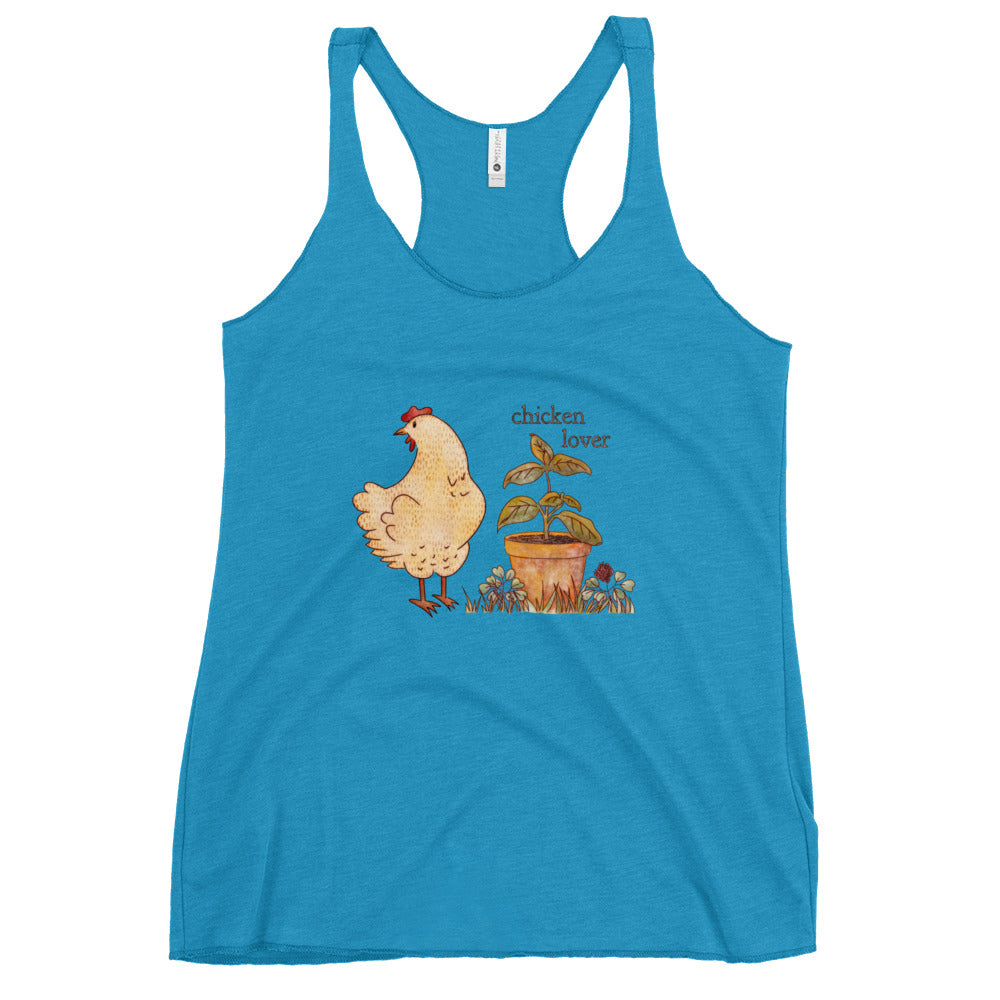 Chicken Love : Racerback Tank