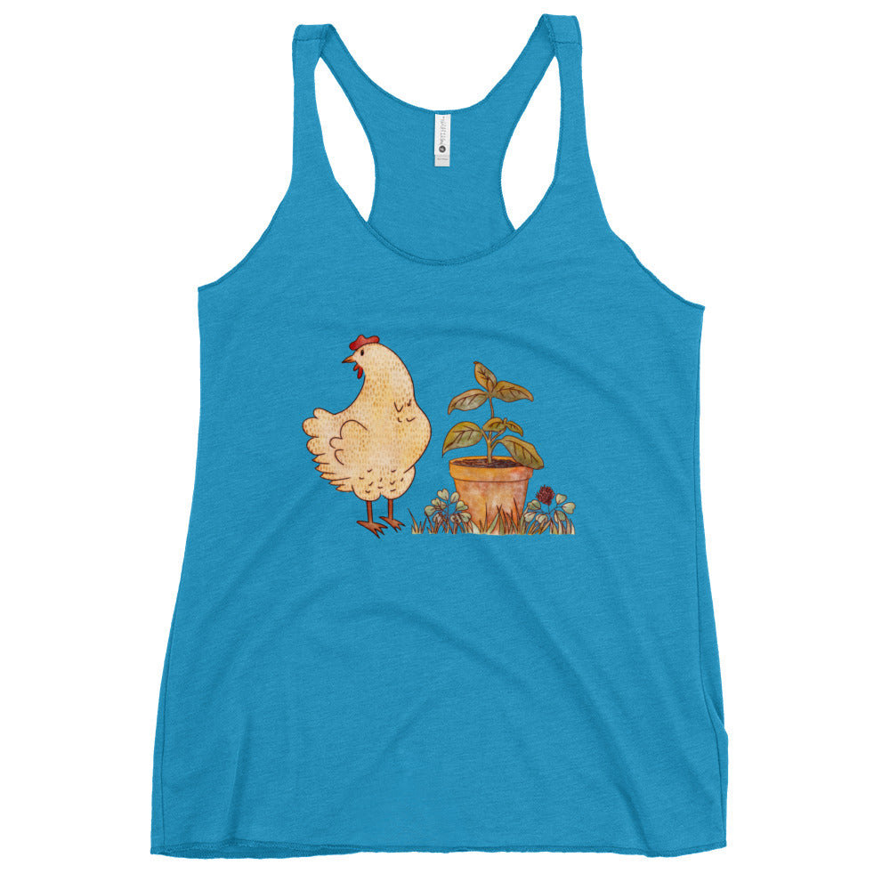 Chicken & Basil : Racerback Tank