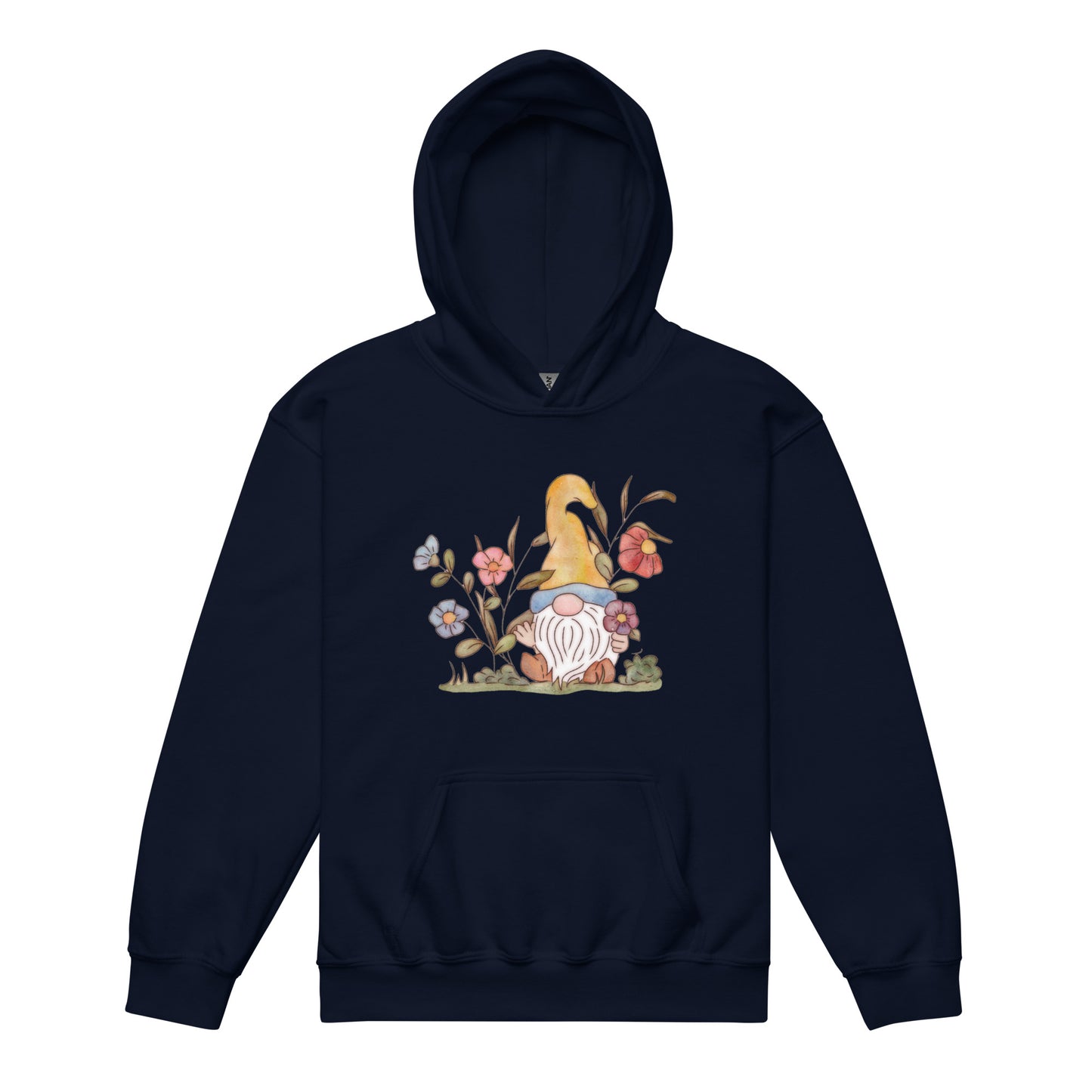 Flower Gnome : Kids Hoodie