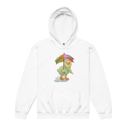 Mr. Puddle Duck : Rainbow : Kids Hoodie