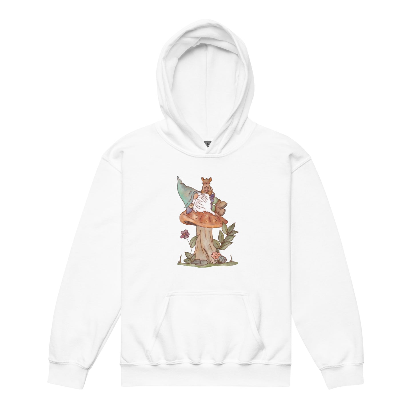 Mushroom Mouse Gnome : Kids Hoodie