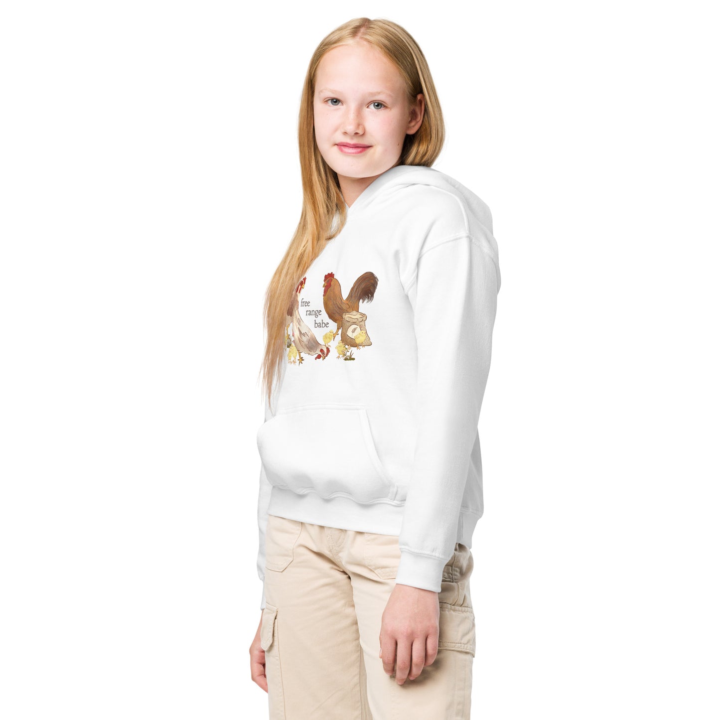 Free Range Babe : Kids Cozy Hoodie