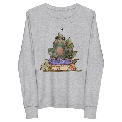 Mushroom Frog : Kids Long Sleeve Tee