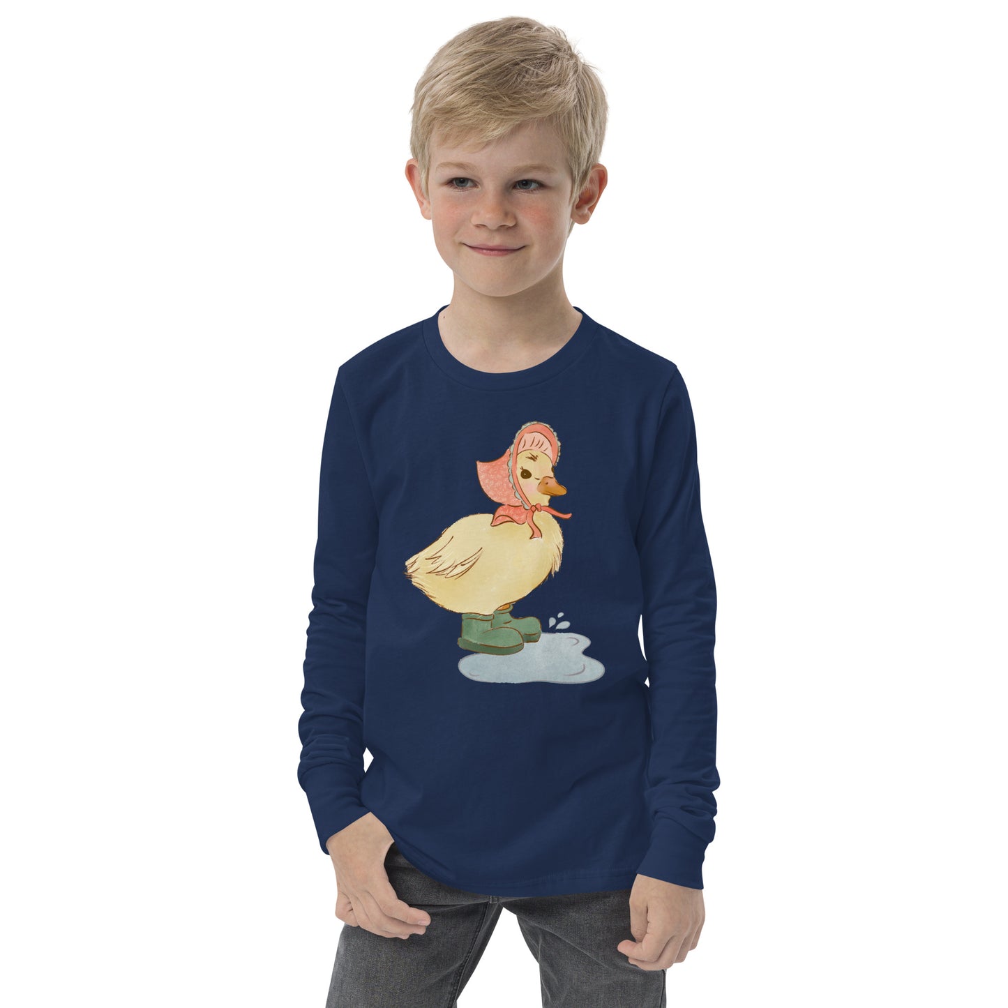 Jewel Duck : Kids Long Sleeve Tee