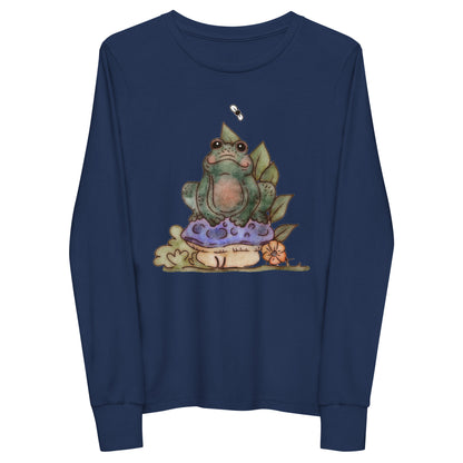 Mushroom Frog : Kids Long Sleeve Tee