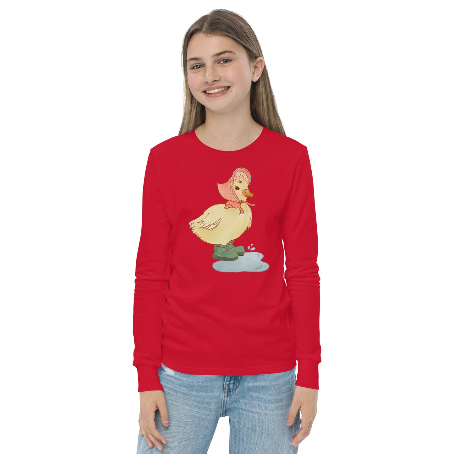 Jewel Duck : Kids Long Sleeve Tee