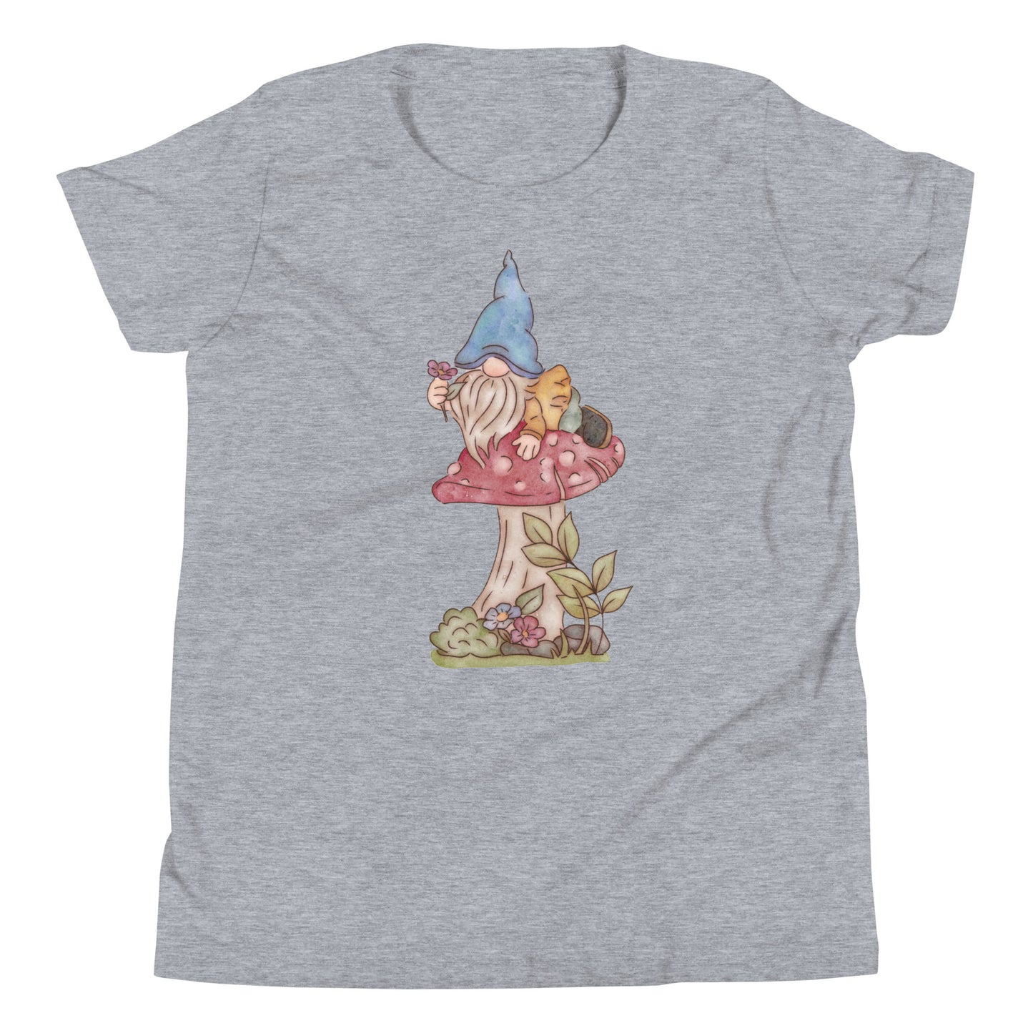 Mushroom Flower Gnome : Kids Tee