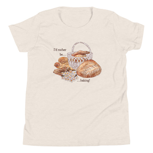 I'd Rather be Baking : Kids Tee